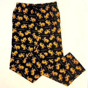New Hot Topic Harry Potter Sleep Pants Mens XL Pajama Bottoms Hufflepuff Badgers